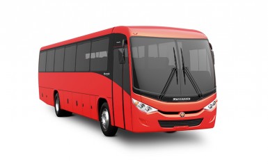 ônibus modelo Novo Ideale, da Marcopolo