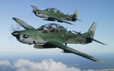 Aviões Super Tucano da Embraer