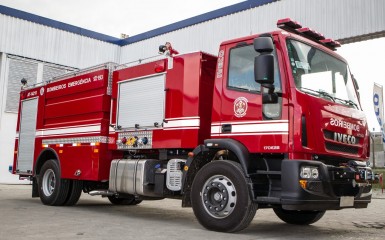 Caminho Iveco Tector para o Corpo de Bombeiros de São Paulo