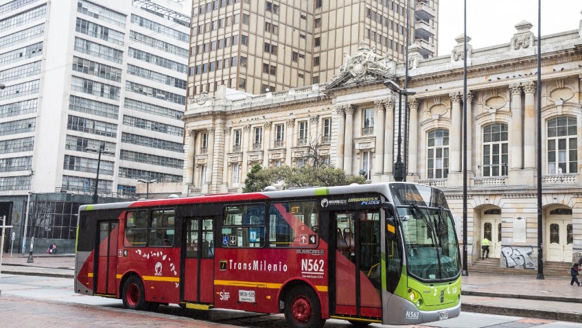 ônibus da Volvo em Bogotá, Colômbia