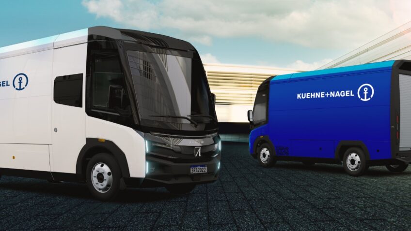 A Kuehne+Nagel, especializada em transporte marítimo e aéreo, anunciou a compra de 20 furgões elétricos da startup brasileira Arrow Mobility.