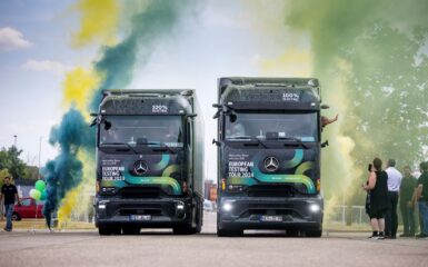 A Mercedes-Benz Trucks concluiu a tour pela Europa com o caminhão elétrico eActros 600. A jornada durou 45 dias e percorreu 22 países, totalizando mais de 15.000 quilômetros