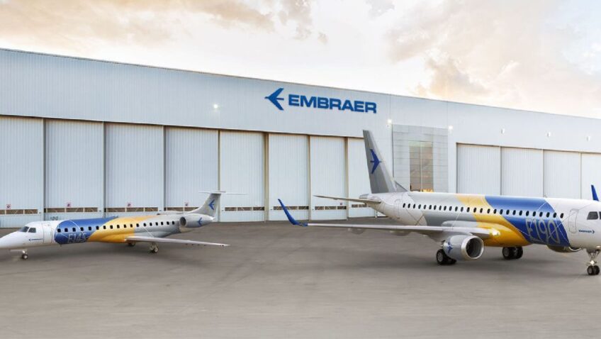 A Embraer espera entregar neste ano de 197 a 215 aeronaves, sendo de 125 a 135 jatos executivos e de 72 a 80 aviões comerciais