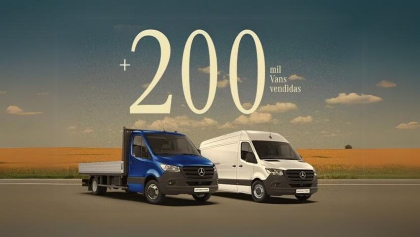 O Consórcio Mercedes-Benz alcançou a venda de 200 mil unidades do modelo Sprinter. Para celebrar essa, a empresa lançou uma ação promocional exclusiva para seus clientes