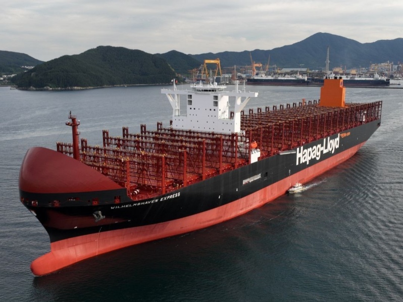 Conheça o navio a gás natural da Hapag-Lloyd com tecnologia que reduz consumo de combustível em até 4%
