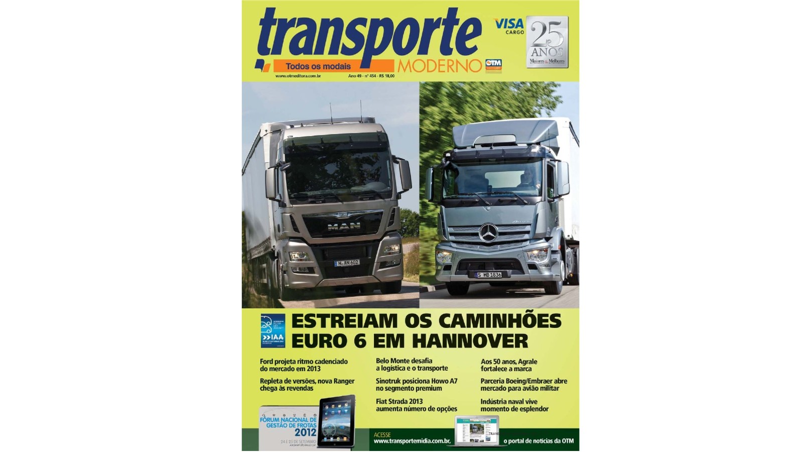 MAN e Daimler antecipavam a era dos motores Euro 6 na Europa em 2012