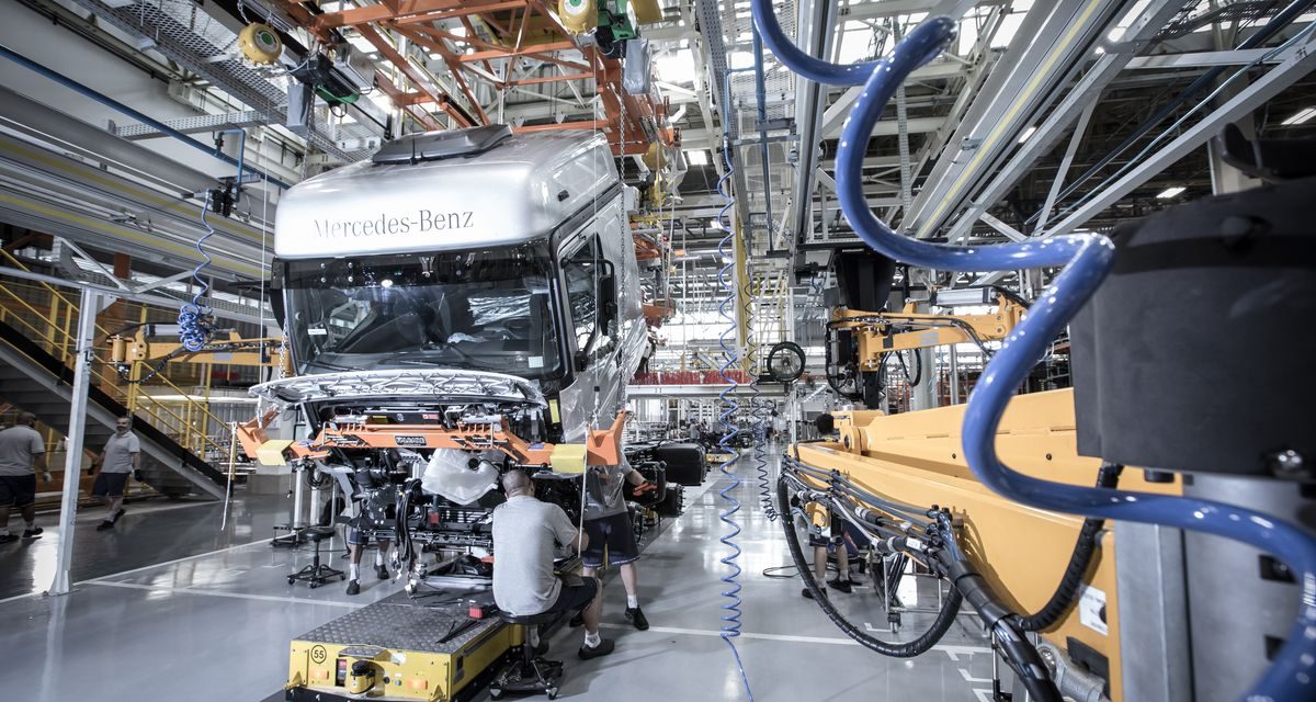 Produção de caminhão avança 2,8% até julho, estimulada pelas exportações