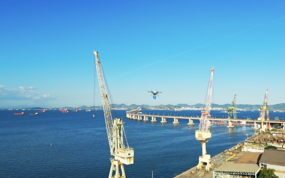 Wilson Sons testa drones na logística offshore no Rio
